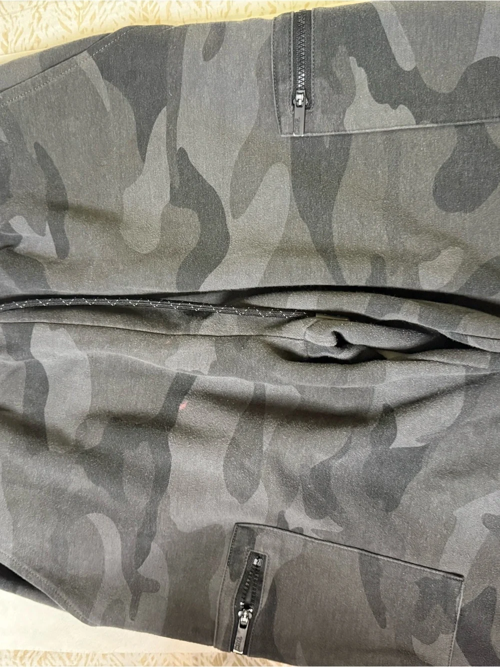 Men's Black Camo Performance Jogger Pants